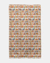 CJ BELLA CO CJ13-402 BROWN BOOKSHELVES TEA TOWEL