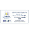 COMMUNITY SHARING SPRING 26 FASHION SHOW