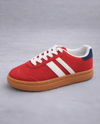 COZZY GIRL BH005R STRIPE SNEAKER red/white