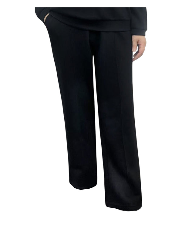 CREATION AM516 LUXE FABRIC LOUNGE PANT BLACK