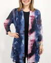 CREATION A303 H14 PRINT MESH CARDIGAN