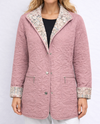 CREATION AM639 QUILITED REV JACKET rose