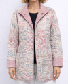 CREATION AM639 QUILITED REV JACKET rose