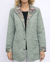 CREATION AM639 QUILITED REV JACKET sage 