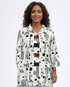 CREATION AM725 TOGGLE BTTN PRINT TOP BLACK