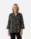 CREATION AM819 FLORAL EMBROIDERED BLOUSE