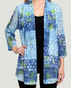 CREATION ART-26 BLOCKS MESH JACKET BABY BLUE