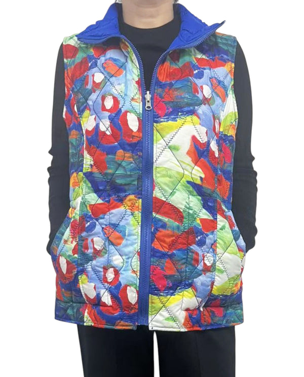 CREATION ART14 BRIGHT REVERSIBLE VEST NINA