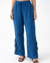 CREATION G618 SIDE BUCKLE GAUZE PANT DENIM