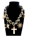 CROSS/STAR/SUN SCARF NECKLACE BDNB738