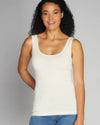 C'EST MOI CEBT1113 BAMBOO TANK SHORT IVORY