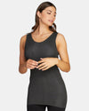 C'EST MOI CEBT1115 BAMBOO REV TANK LONG CHARCOAL