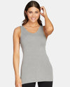 C'EST MOI CEBT1115 BAMBOO REV TANK LONG GREY