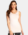 C'EST MOI CEBT1115 BAMBOO REV TANK LONG PINK