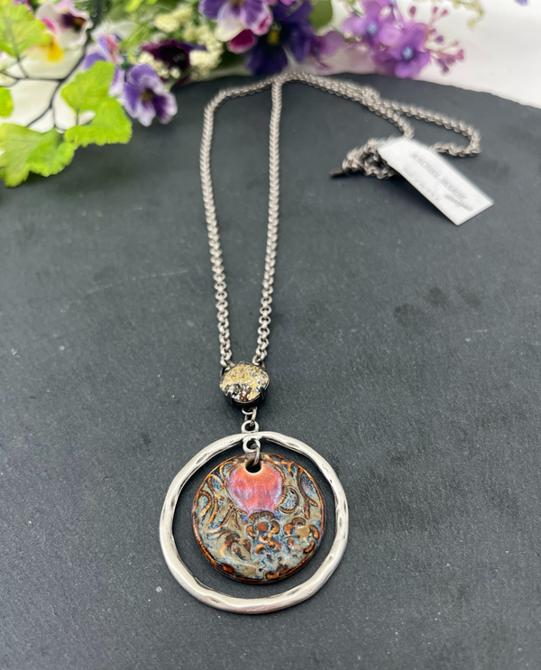 RACHEL MARIE DESIGNS CERAMIC PENDANT NECKLACE