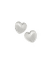 BRIGHTON JA0110 TRIANON HEART SMALL SILVER POST EARRINGS