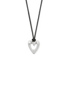 BRIGHTON JM7699 CASCADE OPEN HEART PET BLACK NECKLACE