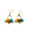 ANJU E5019 AASHA 3 BEAD EARRING