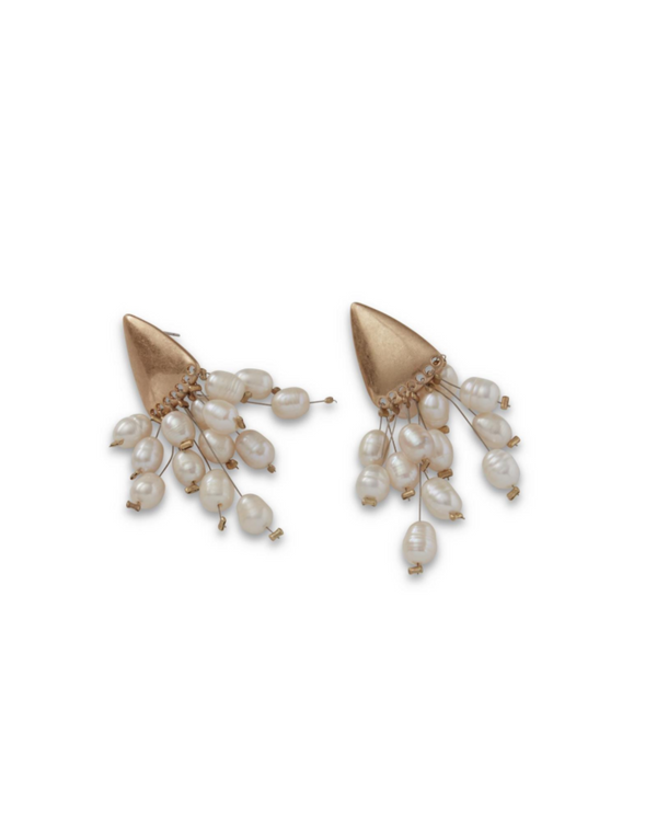 85477A FRINGE PEARL EARRING