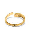 BRIGHTON JF0263 NILE GOLD OPEN HINGE BANGLE