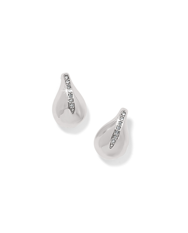 BRIGHTON JA0048 NILE PETITE SILVER POST EARRINGS