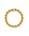 BRIGHTON JF0294 MERIDIAN GLD STRETCH BRACELET