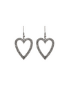 RAIN JEWELRY E4296 RHINESTONE HEART EARRING