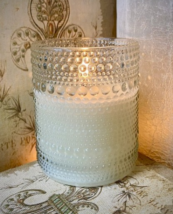 THE LIGHT GARDEN 478337 3.25x4 RADIENCE EMBOSSED CANDLE