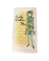 CJ BELLA DM3-297 EASILY DISTRACTED TEA TOWEL