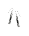 BRIGHTON JA999E PRETTY TOUGH GEM BLACK EARRINGS