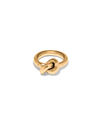 BRIGHTON J63281 INTERLOCK SINGLE KNOT GOLD RING