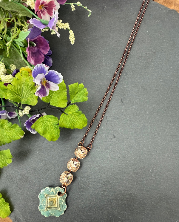 RACHEL MARIE DESIGNS LS CERAMIC COPPER NECKLACE