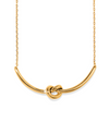 BRIGHTON JM7716 INTERLOCK SINGLE KNOT GOLD NECKLACE