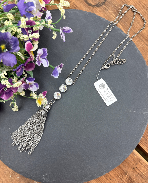 RACHEL MARIE DESIGNS TARLA TASSEL NECKLACE