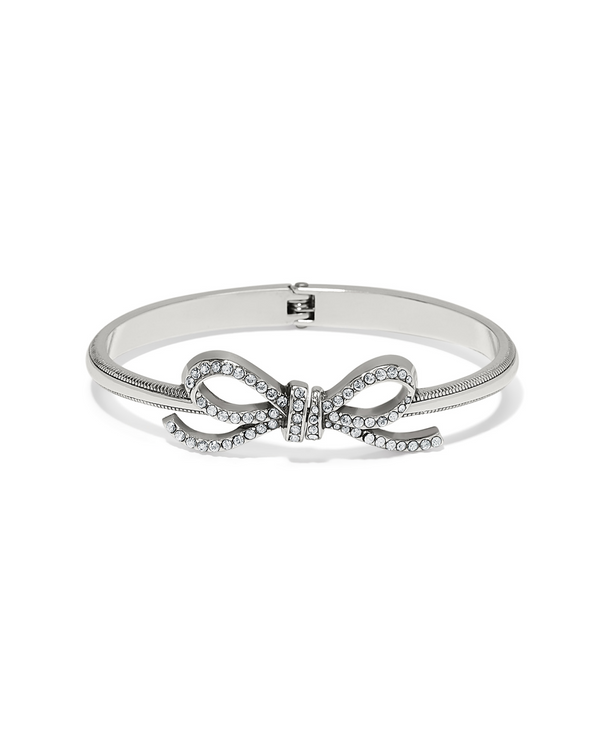 BRIGHTON JF0252 ILLUMINA BOW HINGED BANGLE