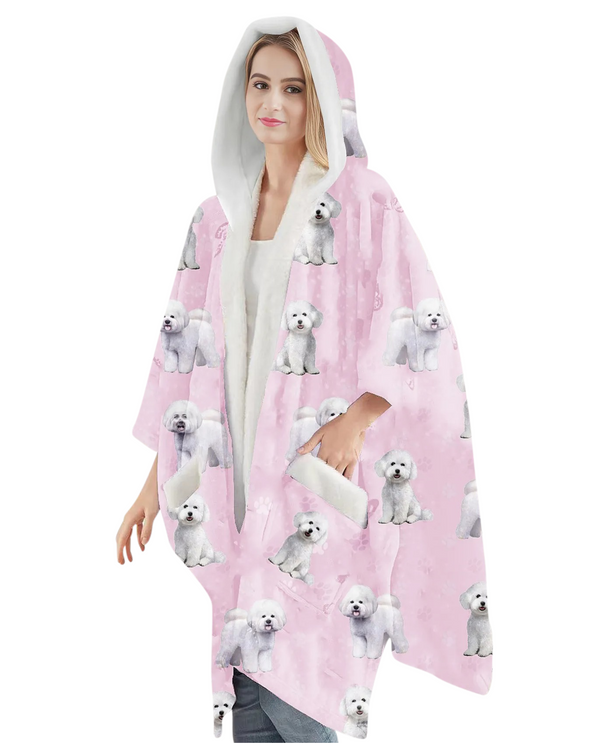 E&S SNUGGS 977-4 BICHON FRISE, BLANKET