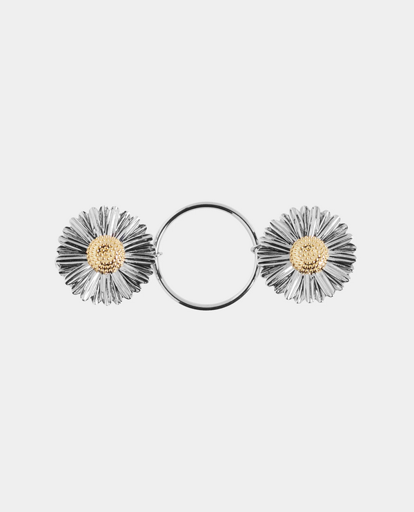 COCO & CARMEN 2415303A FASHION FASTENER TWO TONE DAISY