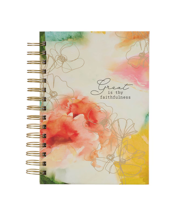 JLW163 WIREBOUND GREAT IS THY FAITHFULNESS JOURNAL