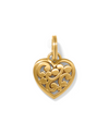 BRIGHTON JC7385 CONTEMPO GOLD HEART CHARM