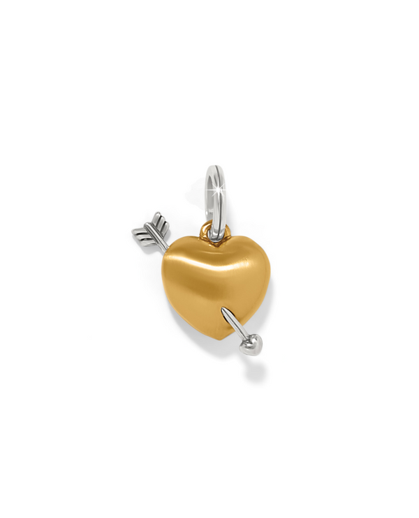 BRIGHTON JC7345 ONE HEART GOLD ARROW CHARM