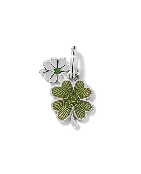 BRIGHTON JC7413 DOUBLE SHAMROCK CHARM