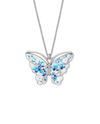 BRIGHTON JM7708 KYOTO IN BLOOM LARGE BUTTERFLY NECKLACE