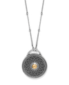 BRIGHTON JM0044 FERRARA SEGRETA MEDALLION NECKLACE