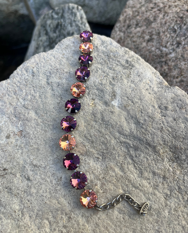 RACHEL MARIE DESIGN JADEN BRACELET ROSALINE/IRIS/AMETHYST