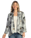 JESS & JANE UB1-2269 SCRIBBLES POCKET CARDIGAN