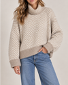 Z SUPPLY ZW254602 BLAKAN FUNNEL NECK SWEATER