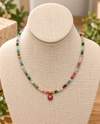 STACKED AGATE NECKLACE MULTI