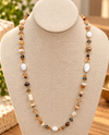 NATURAL STONE/CRYSTAL NECKLACE LONG