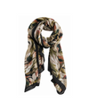 CELINA ROSE PRINT LIGHTWEIGHT SCARF BLACK ROSE