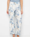 CHARLIE B C5462 BLUE FLORAL GAUCHO